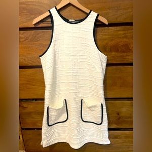 White textured Anthropologie dress